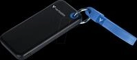 VERBATIM 32416 - Verbatim Pocket SSD mit Schl&uuml;sselring, 256 GB Schwarz/Blau
