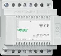 SE MTN663529 - Spannungsversorgung REG, AC 24 V/1 A, lichtgrau