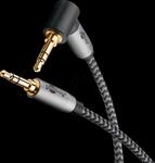 GOOBAY 65277 - Audio Kabel, 3,5 mm 3-Pin Klinke, 1x90&deg;, 0,5 m
