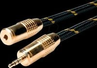 ROLINE 11094759 - Audio Kabel, 3,5 mm Klinkenstecker auf Buchse, 10,0 m