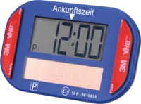KFZ TX-337 - KFZ - Elektronische Parkscheibe, Solar, blau