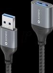 SON SPC-U055-005 - USB 5 Gb/s Kabel, A Stecker auf Buchse, Textil, 0,5 m