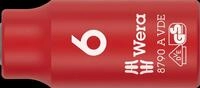 WERA 05005933001 - VDE-isolierter Steckschl&uuml;sseleinsatz, 1/4''-Antrieb 6.0x41.0