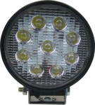 BS 20213 - LED-Scheinwerfer, 9x 3 W, 1890 lm, 10 - 30 V, schwarz, rund
