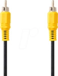 N CVGL24100BK100 - Composite-Videokabel, RCA <> RCA, 10.0m, Rund