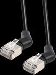 TME TI53-1,5 - Patchkabel, Cat.6a, U/FTP, 1,5 m, schwarz