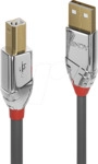 LINDY 36644 - USB 2.0 Kabel, A Stecker auf B Stecker, 5,0 m