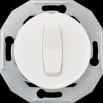 ELSO WDE011002 - Taster mit Zentralplatte, wei&szlig;, rund, UP, Renova, Retro-Design