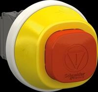 XB5AS84W3B41 - Not-Aus/-Halt, 2 LEDs wei&szlig;/rot, Komplett, 22,5mm, 24V, 1S 2&Ouml;