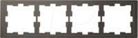 ME MEG4040-6534 - D-Life, Rahmen, 4-fach, Anthrazit
