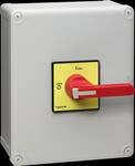 VCF6GEN - Not-Aus Hauptschalter, 3p, 690V, 140A, Griff rot lang, Geh&auml;use