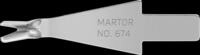 MARTOR 674.50 - Ersatzklinge TRIMMKLINGE 674 Spezialschliff, 10er Pack