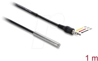 DELOCK 91387 - Temperaturf&uuml;hler-Kabel, DS18B20, 3,5 mm Klinke, 1 m