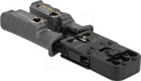 DELOCK 90511 - Crimpzange mit Netzwerktester RJ45 / RJ12 / RJ11 / RJ10