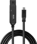 LINDY 43405 - USB 10Gbit/s Aktivverl&auml;ngerung Pro, C Stecker auf C Stecker, 5,0