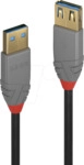 LINDY 36762 - USB 5 Gb/s Kabel, A Stecker auf A Buchse, 2,0 m