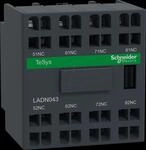 LADN043 - Hilfsschalterblock, TeSys D, 4 NC, Federzuganschluss