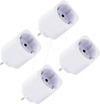 SHELLY PLUGMG3W4 - Shelly Plug M Gen3, wei&szlig;, 4-pack