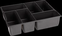BOXX 1000010128 - Kleinteileeinsatz, 6 Mulden, f&uuml;r L-BOXX 136