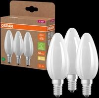 OSR 854338694 - LED-Lampe E14, 2,2 W, 470 lm, 2700 K, frosted, 3er-Pack