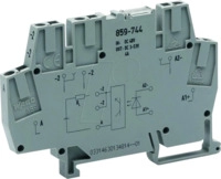 WAGO 859-744 - Optokopplermodul, E: DC 12 &hellip; 48 V, A: DC 10 &hellip; 53 V, 4 A, grau