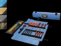 YPC BG00014BKBU - ''VarioRoll XXL'' Werkzeug Rolltasche, Blau-Schwarz, 62x44cm