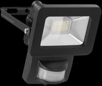 GB 53877 - LED-Flutlicht mit Sensor, 10 W, schwarz, IP44, M16 Kabelanschlus