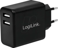 LOGILINK PA0210 - USB-Ladeger&auml;t 5 V, 2,4 A, schwarz