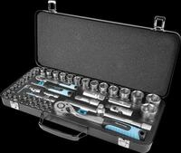 MAN Q25010 - Steckschl&uuml;sselsatz, Multi, 1/4" + 1/2", 56 -teilig