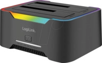 LOGILINK QP0036 - Docking Station USB-C 3.2 Gen 1, 2-Ports, HDD/SSD
