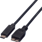 ROLINE 11029005 - USB 5 Gb/s Kabel, C Stecker auf Micro B Stecker, 0,5 m