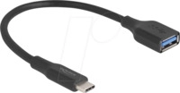 DELOCK 67179 - USB 3.1 Adapter, C Stecker auf A Buchse, 19 cm