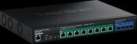 TRN TPE-7124SBF - Switch, 12-Port, Gigabit Ethernet, PoE++