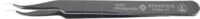 BERN 5 054 13 - SMD-Pinzette, doppelt gebogen, sehr spitz, 120 mm, ESD