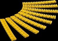 GOOBAY 72517 - Kabelmarker-Clips "A-C", f&uuml;r bis zu 4 mm
