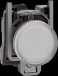 XB4BVM1 - Leuchtmelder, Harmony XB4, Metall, 22mm, wei&szlig;, 230-240V AC