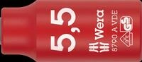 WERA 05005932001 - VDE-isolierter Steckschl&uuml;sseleinsatz, 1/4"-Antrieb 5.5x41.0