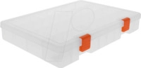 DELOCK 18350 - Transparente Leerbox aus Kunststoff mit 36 F&auml;chern
