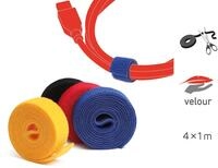 LTC 1230 - Klettbandrollen Dual, 4 x 1m, bunt