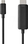 N CCGL64655BK10 - USB 5 Gb/s Kabel, C-Stecker > HDMI-Kabel, 1m, Schwarz