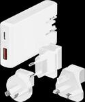 MATR MQ5 - USB-Ladeger&auml;t, 65 W, 1x USB-A, 1x USB-C, GaN, Wechselstecker
