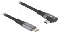 DELOCK 81132 - USB 20 Gb/s Kabel, 240 W, 4K 60Hz, 2 m, gewinkelt