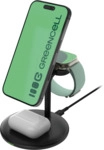 GC MSST-3IN1-B - Qi-Ladestation, MagSafe, 3in1, 20,5 W, schwarz