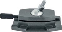 BERN 9 261 - Kugelgelenk-Halter, mit Schraube, 40 mm &Oslash;, grau