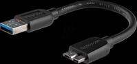 ST USB3AUB15CMS - USB 5 Gb/s Kabel, A Stecker auf Micro B Stecker, 0,15 m