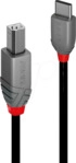 LINDY 36943 - USB 2.0 Kabel, C Stecker auf B Stecker, 3,0 m