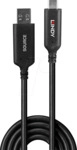 LINDY 43395 - USB 5Gbit/s Hybridkabel, A Stecker auf C Stecker, 10,0m
