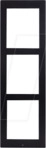 2N 9155023B - Frontblende f&uuml;r 2N Aufputzrahmen, schwarz, 3-fach