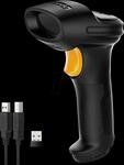 INATECK BCST60SW - Barcodescanner, 1D, Laser, Funk/USB, schwarz
