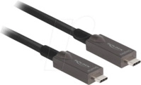 DELOCK 84150 - Aktiv Optisches USB-C Video Kabel (AOC), 4K 144Hz, 10 m
